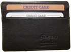 Men s Genuine Leather Front Pocket Slim Thin Id Credit Card Money Holder Wallet