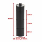 Mini Waterproof Medicine Pill Box Case Bottle Holder Container Keychain Us