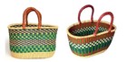 African Basket   Oval Bolga Basket   Ghana Basket   Storage - Colors Vary