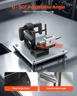 Pipe Tube Notcher 1 2 To 3-inch Tubing Notcher With 0 To 50   Adjustable Angle