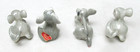 Four Vintage Miniature Mice Mouse Figurine Bone China Japan Excellent Condition