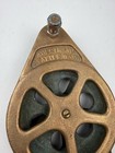 Vintage Antique 6    Kolstrand Bronze Pulley Made In Seattle Wa Patina