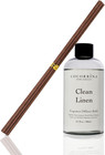 Clean Linen Scented Reed Diffuser Oil With 8 Sticks Fragrance For Bedroom  Bathr