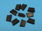 New 10pcs Type-c Dust Cover Silicone Plug Protector For Usb Charging Port Usa