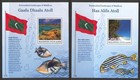 Stb213 Maldives Mnh 20 Sheets High Cv Flag Landscapes Marine Fauna Fishes