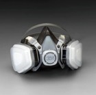 3m 53p71 Disposable Spray Paint Pesticide Half Face Respirator Facepiece Mask Lg
