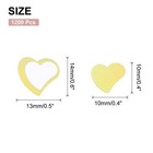 1200pcs Heart Confetti Glitter Confetti Table Confetti Decor For Party Weddin   