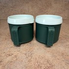 Vintage Aladdin Stanley 12 Oz  s12 Green Insulated Travel Mug Hot Cold Usa Made