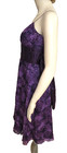 Vintage Y2k Laundry By Shelli Segal Burnout Paisley Silk Dress Size 6 Corset Bra