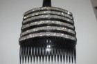 1 New Gorgeous Hair Comb With Shinny Crystals Hair Jewelry Accessories Us Seller