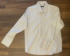 Hugo Boss Mens Slim Fit Button-down Dress Shirt Striped Long Sleeve  17 5 32 33