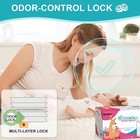 Dekor Compatible Diaper Pail Refill Bags 8 Pack Classic Style Refills