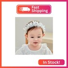 Asphinien Lace Big Bow Baby Girls Headband Floral Hair Band Toddlers Newborn Inf