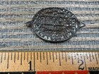 Taylor Bros Black Maria Double Stamp Vintage Tin Tobacco Tag Embossed Winston Nc