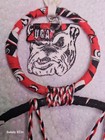 Rare Ga  Bulldogs Dream Catcher Feathers   Halmarked Wall Hanger Ob Unused 