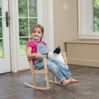 Handcrafted Eli   Mattie Amish Made Children s Size Wooden Rocking Chair