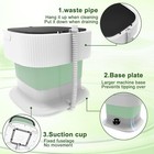 15l Mini Portable Washing Machine  Foldable Washer With Spin Dryer  Small 