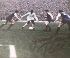 Pele Signed 8x10 Photo Soccer Bicycle Kick Autographed Jsa Brazil Team Football