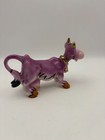 Vintage Kelvin   s Exclusives Japan Purple Cow Ceramic Figurine