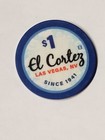 1 00 Chip From The El Cortez  Casino Las Vegas Nevada 