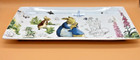 Beatrix Potter Night  Night Peter Rabbit Spring Large Serving Platter  14  X 7  