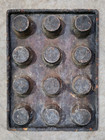 Chicago Metallic 552d Heavy Duty 12 Cup Muffin Cupcake Pan  12 1 2 X 16 1 2 