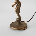 Pair Of Oscar Bach Inspired Arts   Crafts Bronze Figural Seahorses C1920