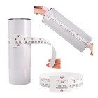 2 Pack Sublimation Blanks Tumblers Measurer measur Circumference And Height Of