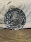 Arthur Court Grape Leaf Bird Round Tray 12 Inch Handled Rare