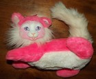 Hasbro Kitty Surprise Vintage 1990s Pink White Stuffed Cat Plush Mom   2 Babies