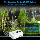 Aquamiracle Lithium Battery Powered Portable Aquarium Air Pump For Fish Tank  Us