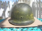 Original Iraq Gulf War Iraqi Army Green M80 Helmet W  Liner And Chinstrap