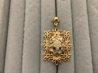 Vintage Goldtone Order Of The Eastern Star Dangling Tie Tack