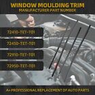Window Weatherstrip Compatible With Honda Civic Hatchback 2016-2019 Replaces  72