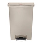 Rubbermaid 1883552 24 Gal Rectangular Slim Jim   Step Trash Can - 22 7 16 l X 13