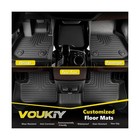 Voukiy All Weather Car Floor Mats   Cargo Liner Set Fit For Honda Hr-v Hybrid   