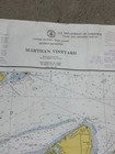 1965 Nautical Chart Martha s Vineyard  43 5  X 35 75   Coast   Geodetic Survey