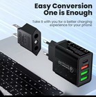European Eu To Us American Adapter Plug Converter