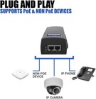 Bv-tech Gigabit Power Over Ethernet Poe  Injector Up To 60w Up To 325 Feet