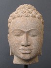 Khmer Stone Buddha Head  Cambodia