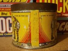 1920s Puck Virginia Cigarette Tobacco Hockey Tin Can 25 Cents Vintage Canada