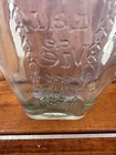 Clear Glass Whiskey Wine Flask Bottle Eau De Vie Bottled 1864 9 X 4 500ml