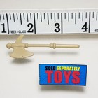 Vtg Motu Castle Grayskull Axe Original 1982 Masters Playset Tan Weapon Accessory