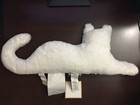 Pottery Barn Teen Whisper The Cat Pillow White Kitten