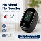 2-in-1 Fingertip Blood Glucose And Oxygen Monitor Spo2 Glucose Meter Pulse Rate