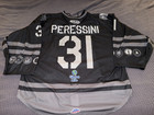 Peressini  31 Signed Allen Americans Military Jersey Athletic Knit 64 Goalie