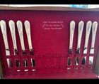 1847 Rogers Bros Silverplate Flatware Set 52 Pc Service For 8 W Chest Vintage Is