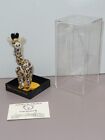 3 1 2  World Of Miniature Bears  Giraffe  Jointed  Box   Coa                 r