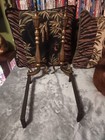 Vintage Brass Fireplace And Irons federal Style brass Needs A Cleaning 
