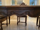 Vintage Charles Ii 1890-1900 Era Dining Room Table And Chairs